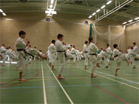 training at the 12 Quays Deember 2008 grading